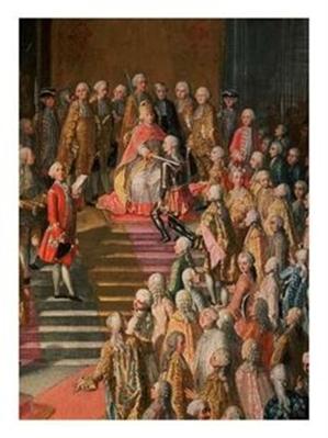 The Investiture of Joseph II (1741-90) Emperor of Germany in Frankfurt Cathedral Giclee Print by Martin van Meytens